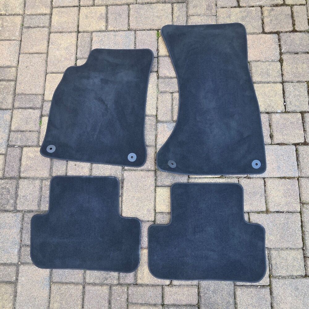Audi OEM Front and Rear Carpeted Floor Matts A4 S4 B8 B8.5 2009-20016